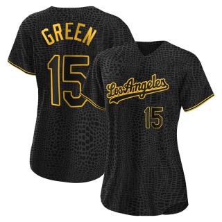 Los Angeles Dodgers Shawn Green Green Replica Women's Gray Road